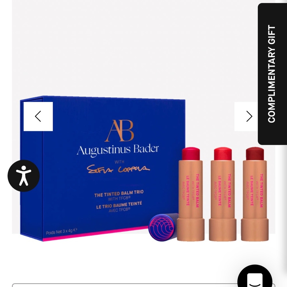 Augustinus Bader Sofia Coppola Tinted Balm Trio NEW/NEVER USED